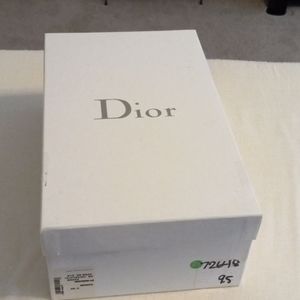 Dior bronze leather slingback sandal size 39.5